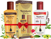 KeshBindu Bringha Hair Oil & Anti Hairfall Shampoo | Scalp Massage Combo for Men & Women