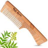 KeshBindu Neem Wooden Handle Comb for Women | Suited for All Hair Types