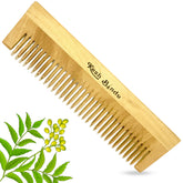KeshBindu Neem Comb For Men & Women Detangling | Wide Tooth for All Hair Types