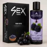 Medibar Black Currant Lube & Sex 1600 Dotted Condom Combo – Ultimate Sensual Experience