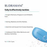 RUDRAMANI Skin Lightening Soap for Face & Body – Antifungal, Anti-Aging, Eczema Care, Oil Control & Moisturizing Cleansing Bar – 75g