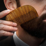 KeshBindu Wooden Comb for Beard & Hair Styling | Compact, Lightweight & Elegant