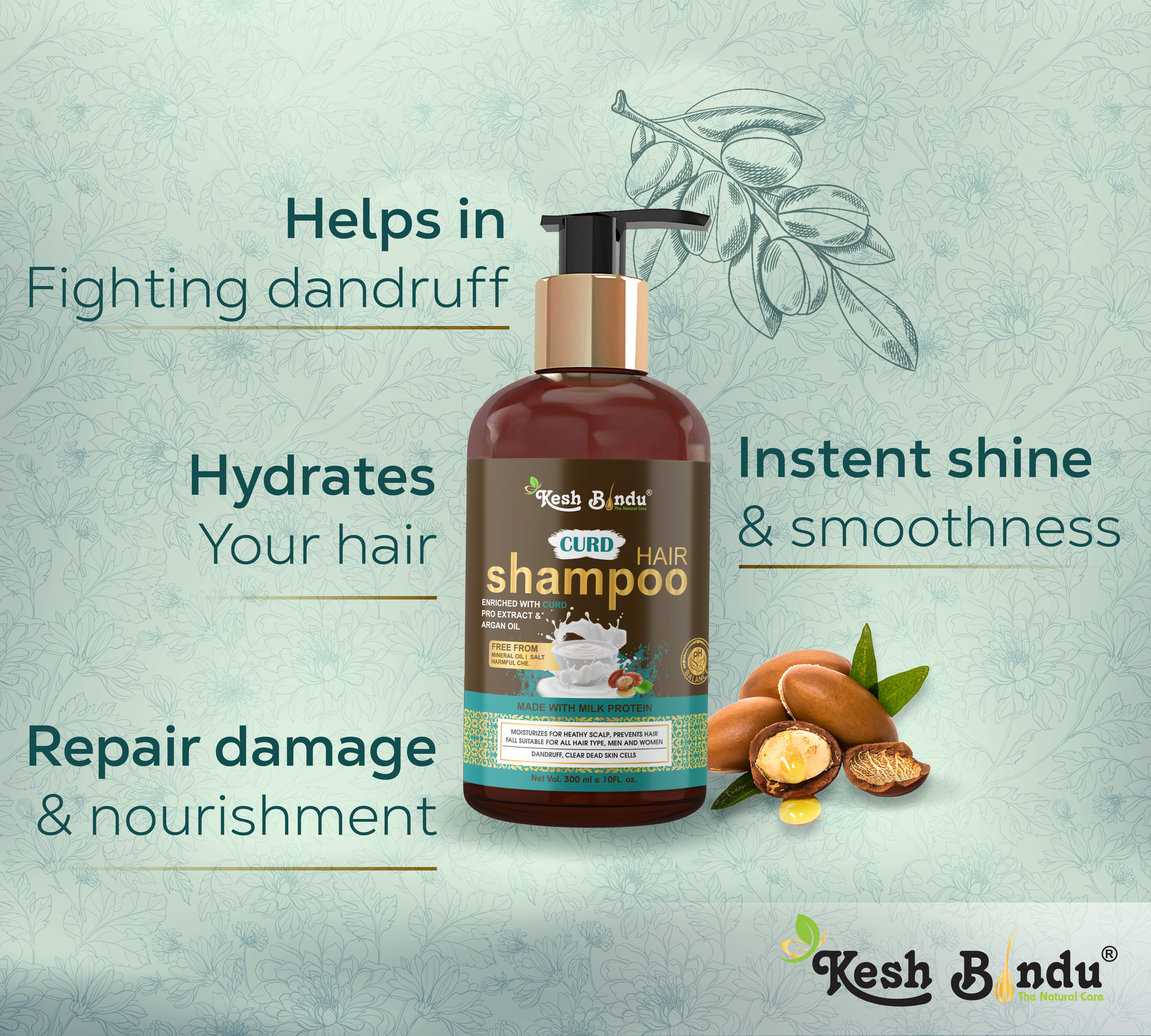 KeshBindu Curd Dahi Shampoo