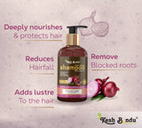 KeshBindu Red Onion Black Seed Oil Shampoo, 300ml