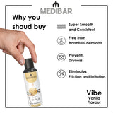 Medibar Vibe Vanila Flavor 100ml - Personal Lubricant and Massage Gel For men & Women