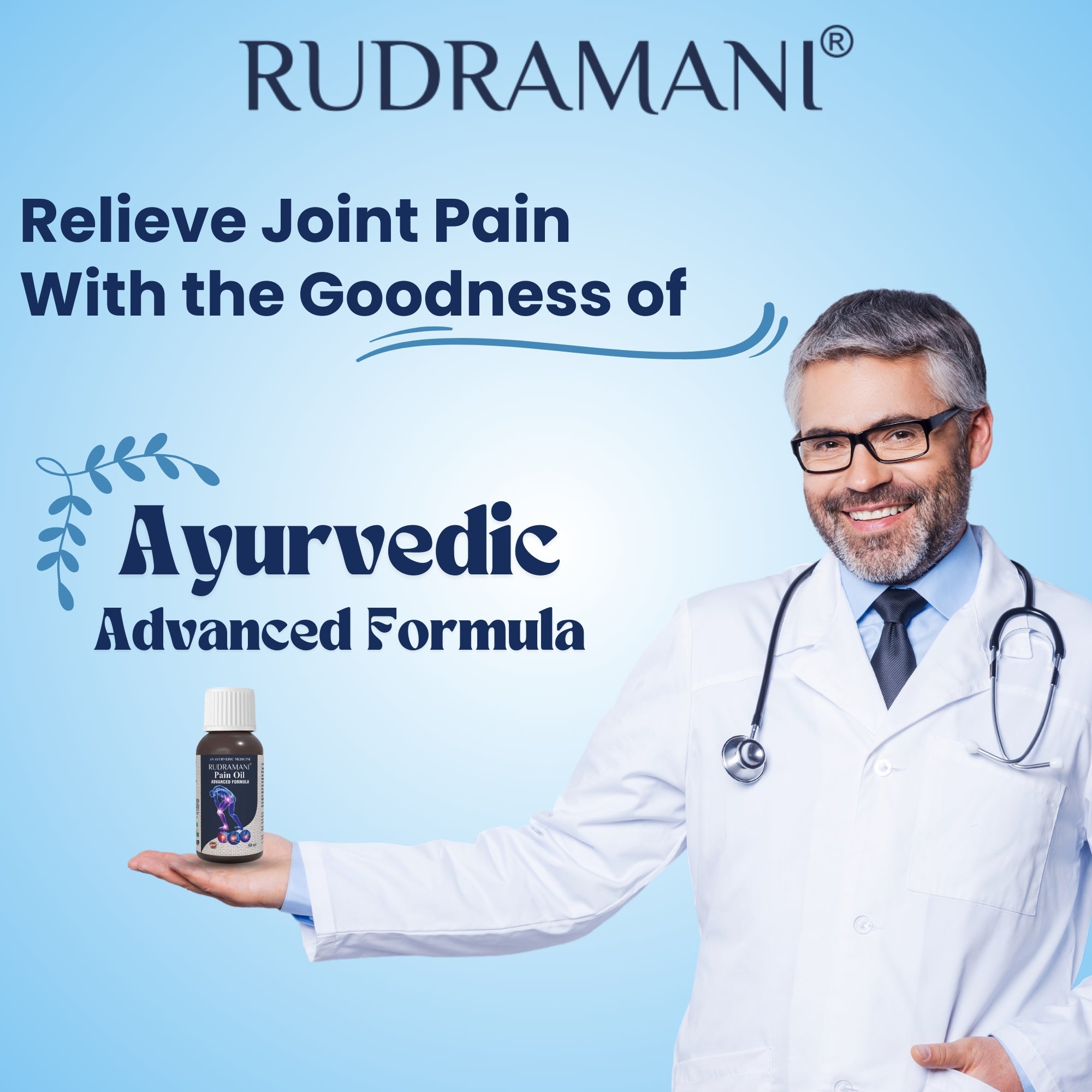 Rudramani Ayurvedic Strong Pain Oil for Joints Pain Liquid  (50 ml)