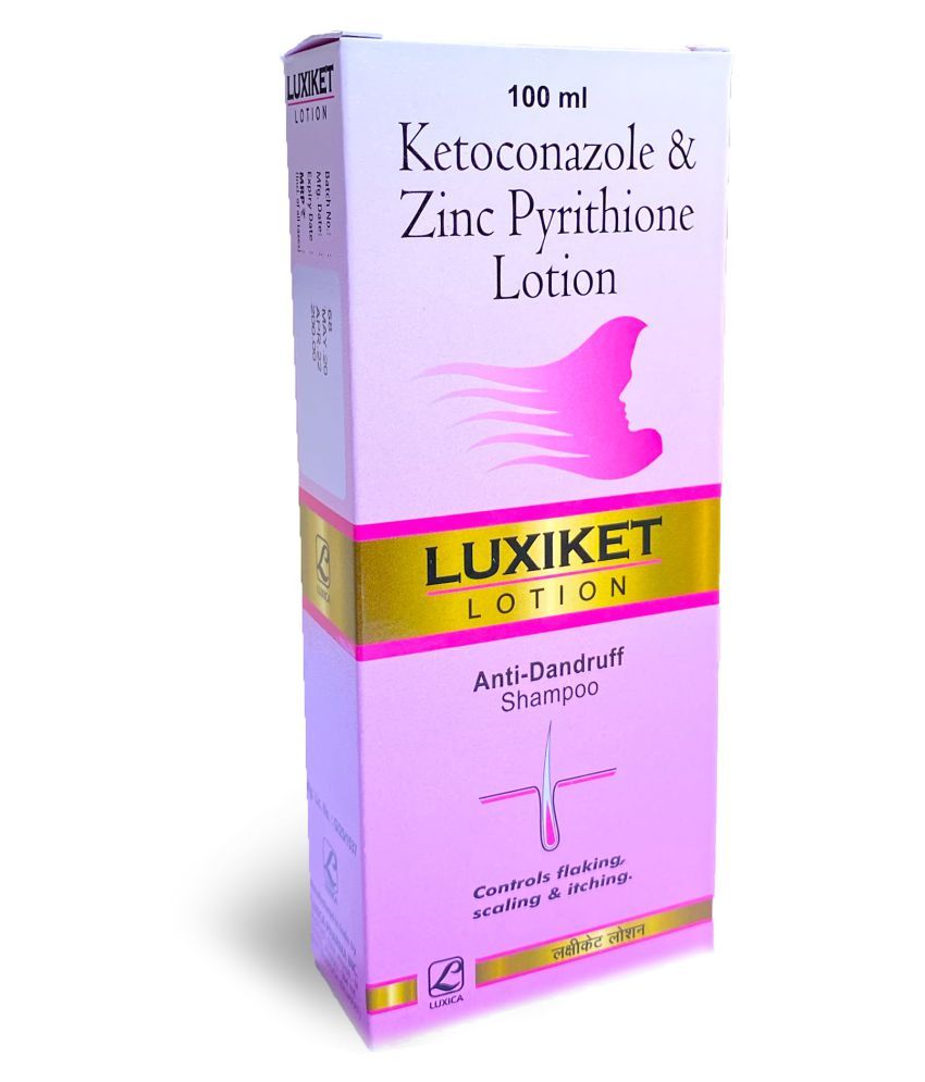 ketoconazole luxiket lotion Anti Dandruff Shampoo, 100ml